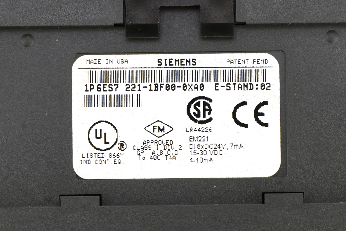 6ES7221-1BF00-0XA0 写真5