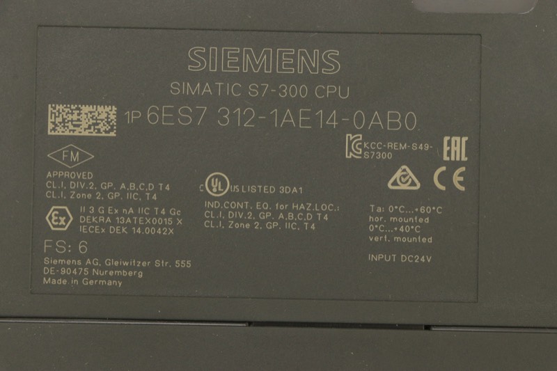 6ES7312-1AE14-0AB0 写真5
