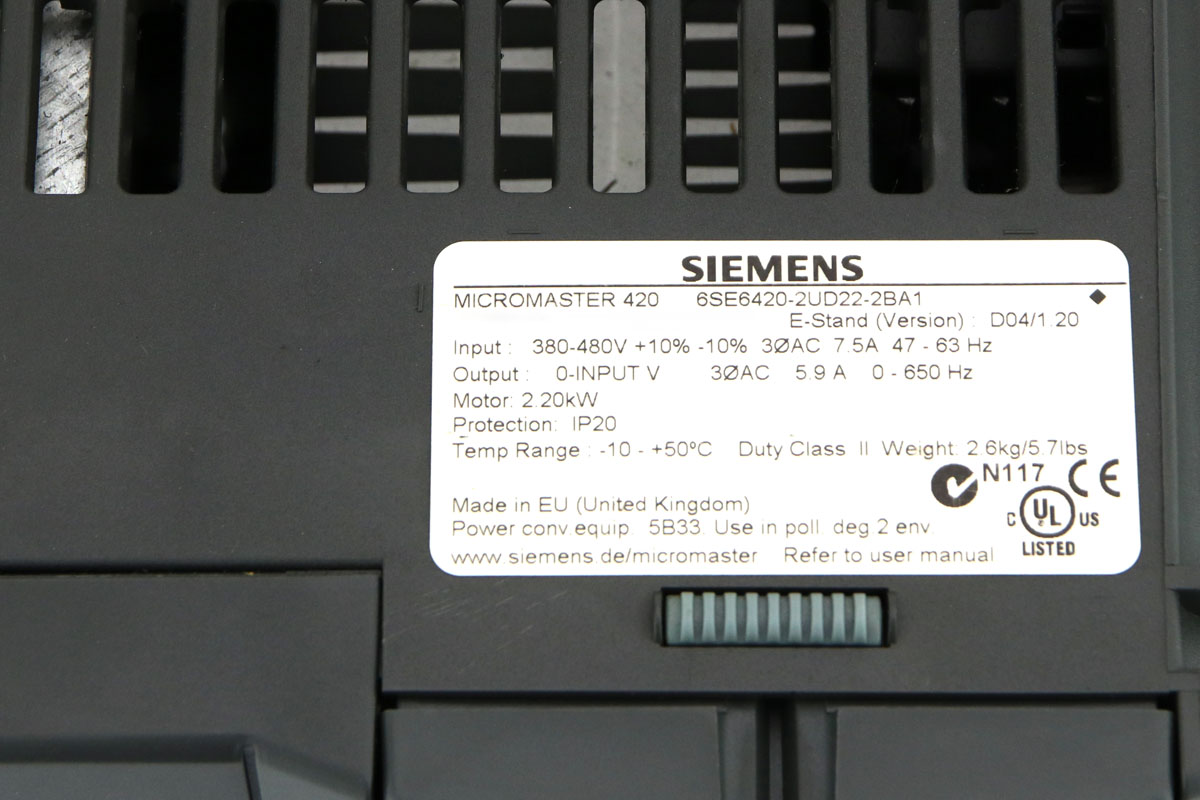 6SE6420-2UD22-2BA1 写真5