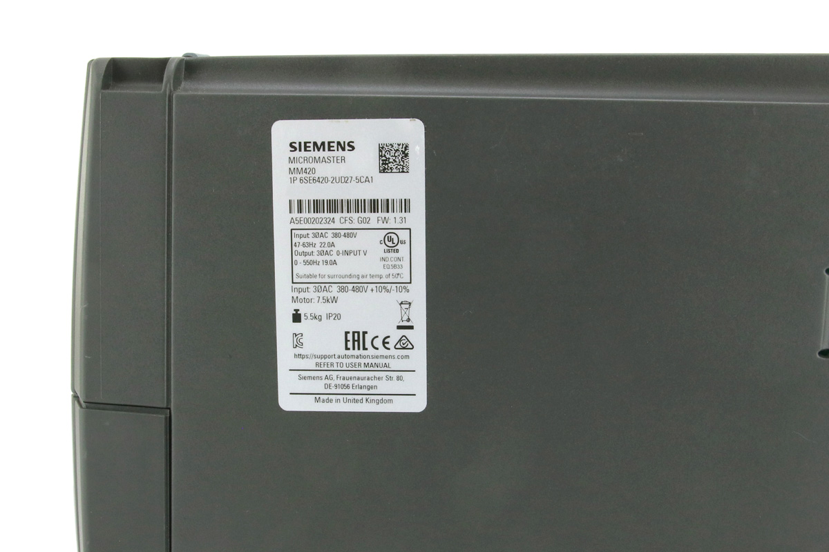 6SE6420-2UD27-5CA1 写真6