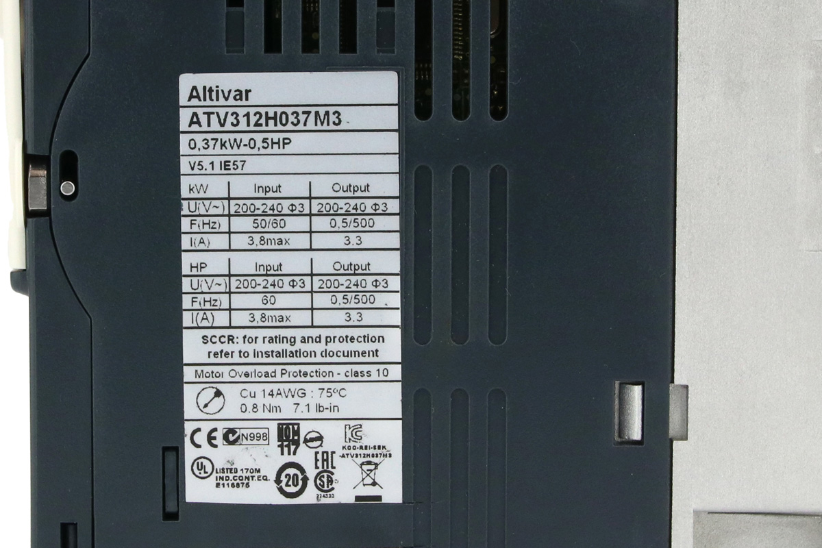 ATV312H037M3 写真5