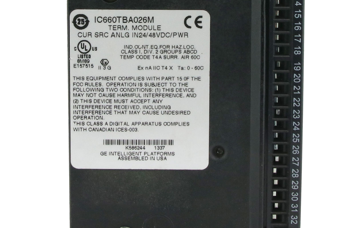 IC660TBA026M 写真5